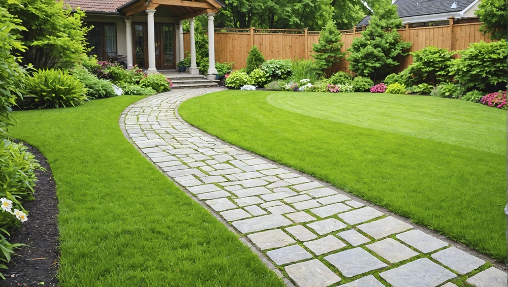 walkway landscaping